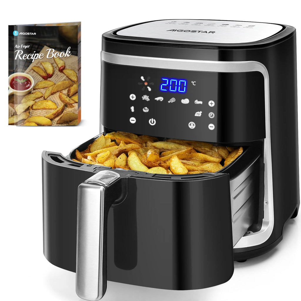 Opiekacz Aigostar Cube Fat-free fryer 7 programs Air Fryer 1900W 7L