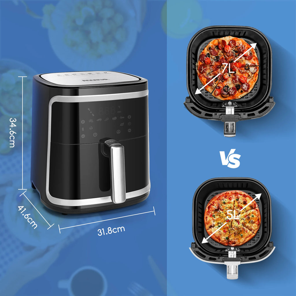 Opiekacz Aigostar Cube Fat-free fryer 7 programs Air Fryer 1900W 7L