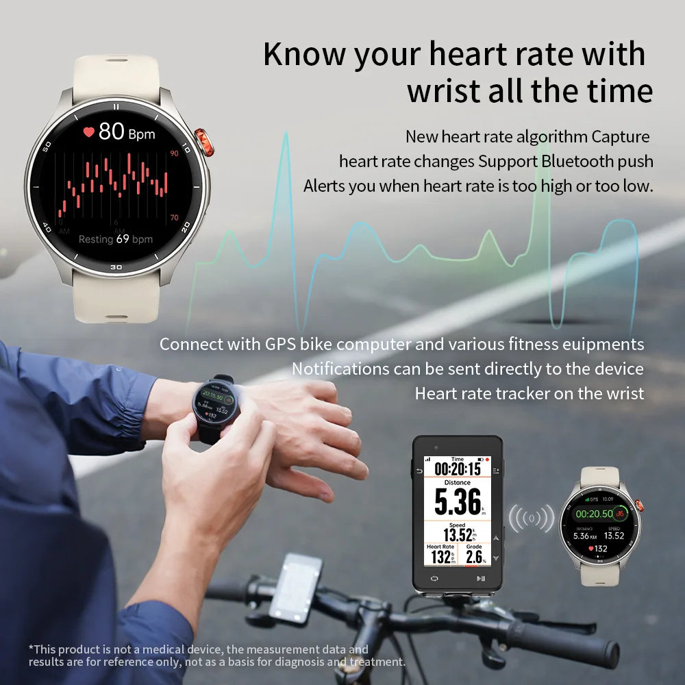 zegarek IGPSPORT LW10 Smart Sport Watch Blood Oxygen Heart Rate Sensor Bracelet Fitness Monitor Digital Watch GPS Cycling Outdoor Sports